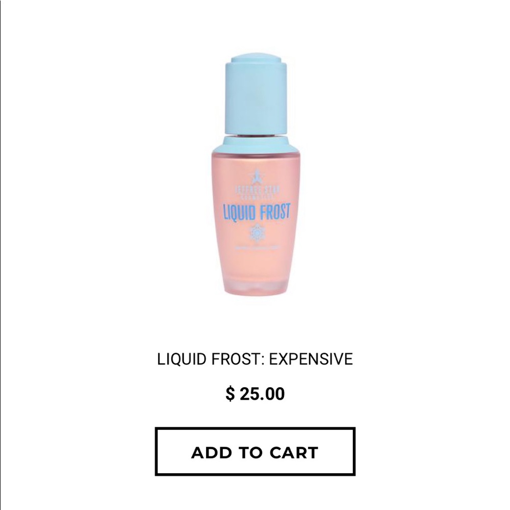 BNIB Jeffree Star Cosmetics Liquid Frost-Expensive